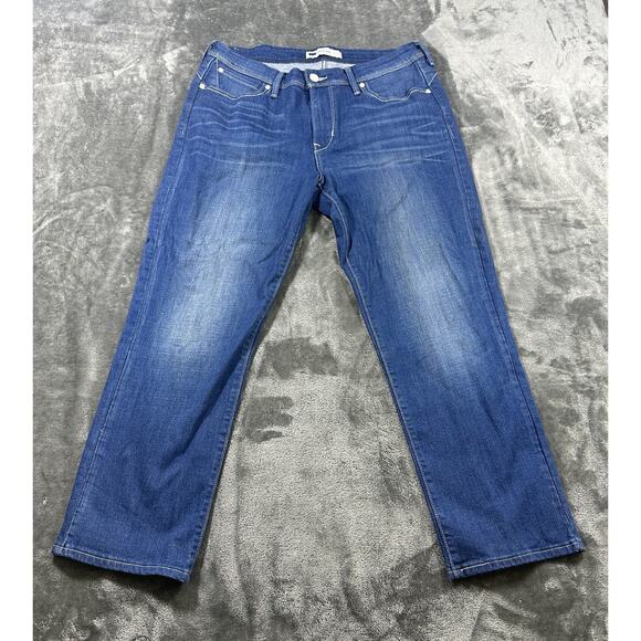 Levi's Womens Jeans 31 Blue Denim Mid Rise Skinny Leg Medium Wash Denim Pants - Picture 2 of 15